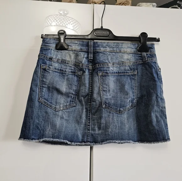 Bebe Jean Micro Mini - Picture 8 of 10